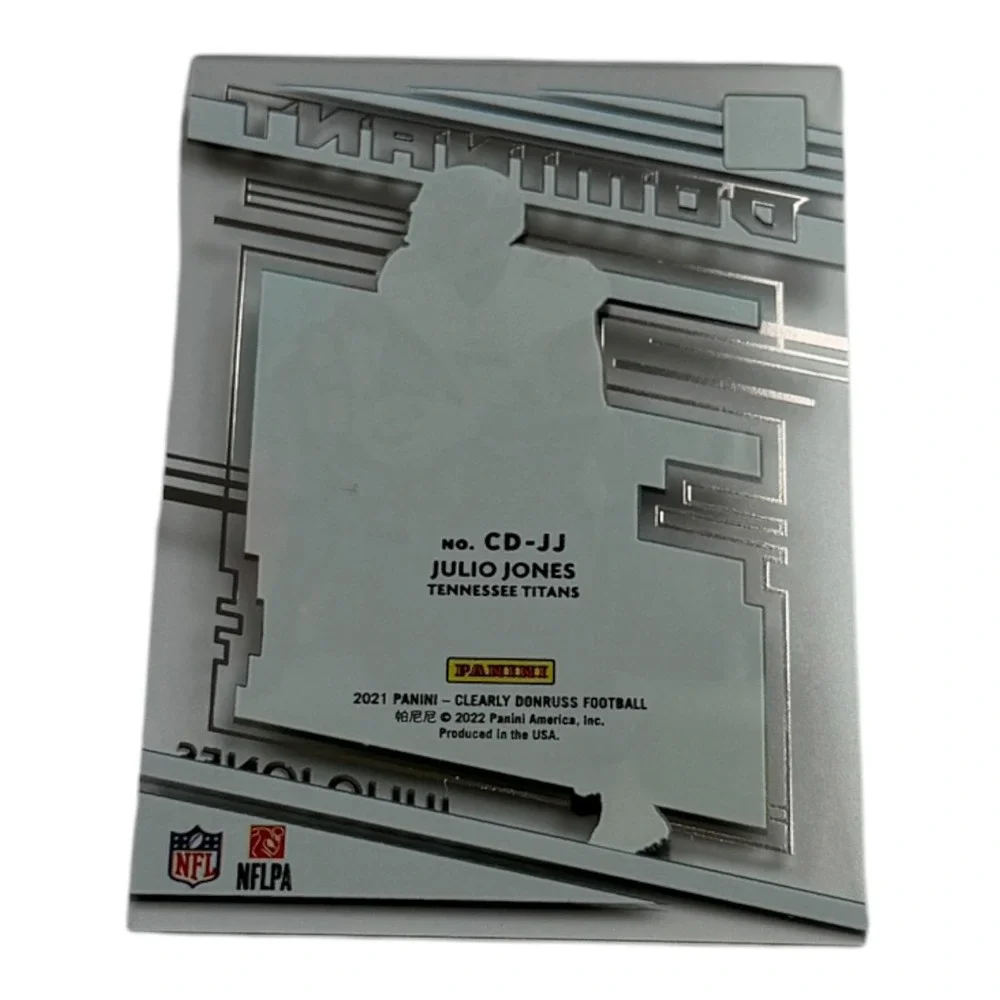 2021 Panini Clearly Donruss Julio Jones Dominant‎ Insert Tennessee Titans CD-JJ